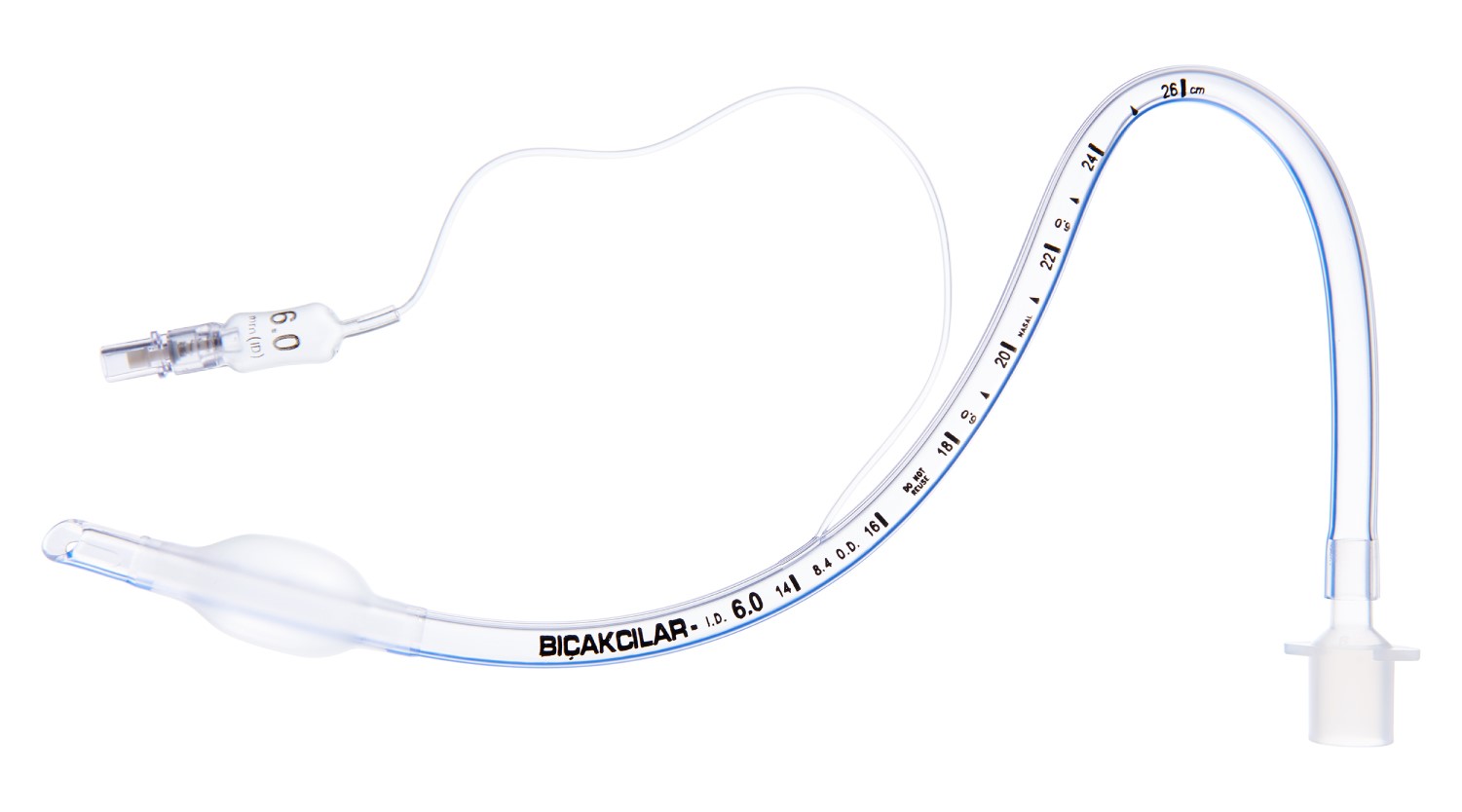 RAE Endotrakeal Tüp Nasal Balonlu